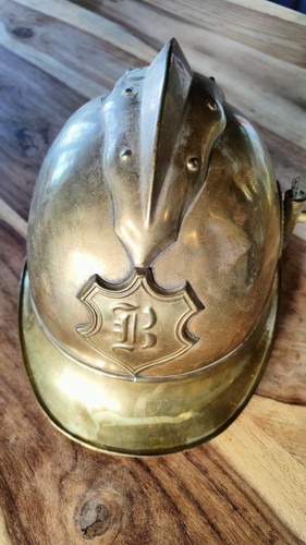 Antiker helm feuerwehr - helm,