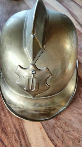 Antiker helm feuerwehr - antiker,