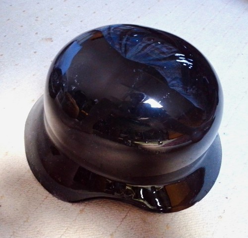 Schwarzer feuerwehrhelm - schwarzer,