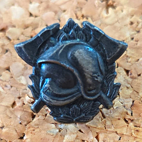 Vintage pin feuerwehr helm - vintage,