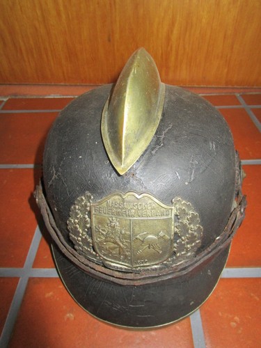 Alter feuerwehrhelm nassau - alter, !