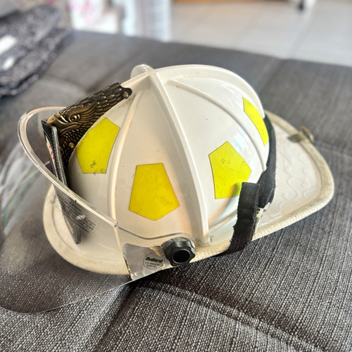 Feuerwehrhelm weiß mit