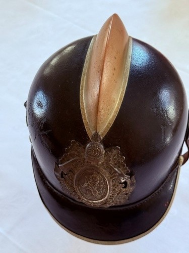 Historischer feuerwehrhelm - historischer,