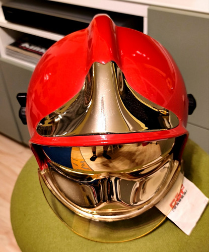 Gallet feuerwehrhelm rot - feuerwehrhelm,