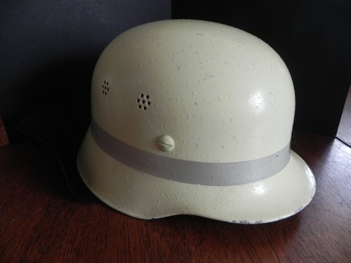 Alter feuerwehr helm - alter, alu